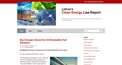 Desktop Screenshot of cleanenergylawreport.com