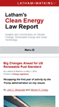 Mobile Screenshot of cleanenergylawreport.com